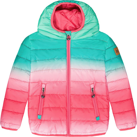 Deux par Deux Quilted Mid-Season Gradient Jacket - Big Kids