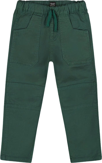 Deux par Deux Twill Jogger Pants with Patch Pockets - Baby Boy