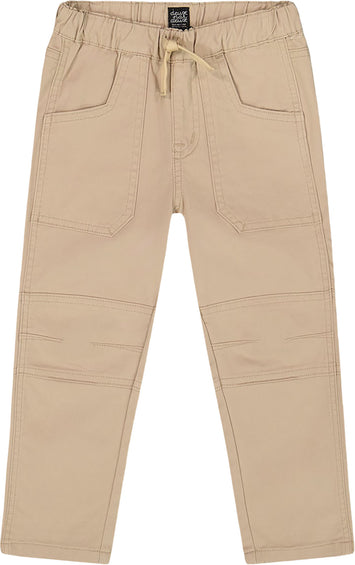 Deux par Deux Twill Jogger Pants with Patch Pockets - Big Boy