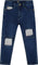 Deux par Deux French Terry Blue Denim Pants with Contrasting Patch - Big Boy - Blue Denim