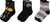 Deux par Deux 3-Pack Knit Socks - Little Boy - Black
