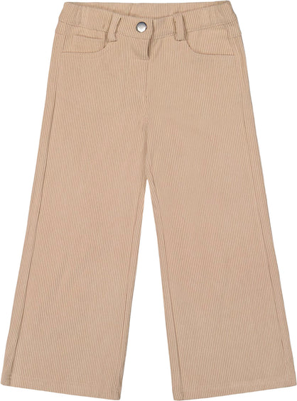 Deux par Deux Wide Leg Corduroy Pants - Little Girl
