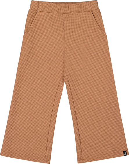 Deux par Deux Waffle Flare Leg Pants - Little Girl