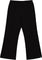 Deux par Deux Ribbed Leggings Bootleg with Slit Black - Big Girl  - Black