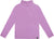 Deux par Deux Super Soft Ribbed Mock Neck Top - Big Girl  - Lavender