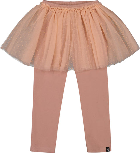 Deux par Deux Leggings with Tulle Skirt - Baby Girl