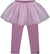 Deux par Deux Leggings with Tulle Skirt - Baby Girl - Purple Gray