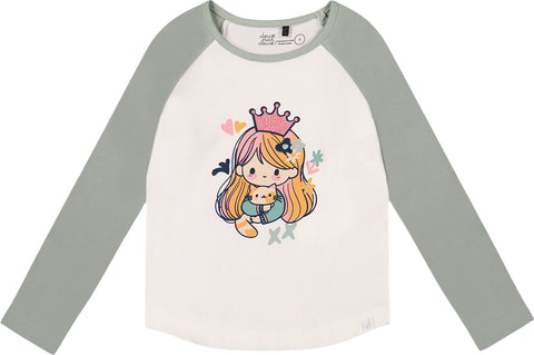 Deux par Deux Jersey Raglan Sleeve T-Shirt - Big Girl