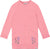 Deux par Deux Super Soft Tunic T-Shirt with Embroidered Pockets - Big Girl - Light Pink
