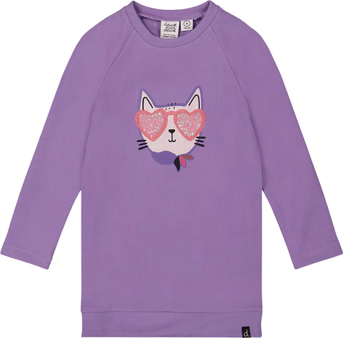 Deux par Deux Super Softtunic T-Shirt with Graphic Print - Big Girl
