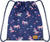 Deux par Deux Drawstring Bag - Kids - Navy Unicorn Print