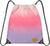 Deux par Deux Drawstring Bag - Kids - Pink - Purple Gradient