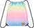 Deux par Deux Drawstring Bag - Kids - Rainbow Gradient