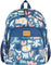 Deux par Deux Backpack 16L - Little Kids - Green Cat Print