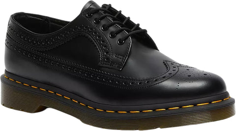 Dr. Martens 3989 Yellow Stitch Smooth Leather Brogue Shoes - Unisex