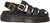 Dr. Martens Wrenlie Leather Fisherman Sandals - Unisex - Black Grizzly