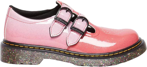 Dr. Martens 8065 Gradient Glitter Leather Mary Jane Shoes - Junior