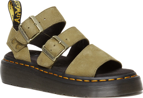 Dr. Martens Gryphon Quad Leather Platform Sandals - Women's