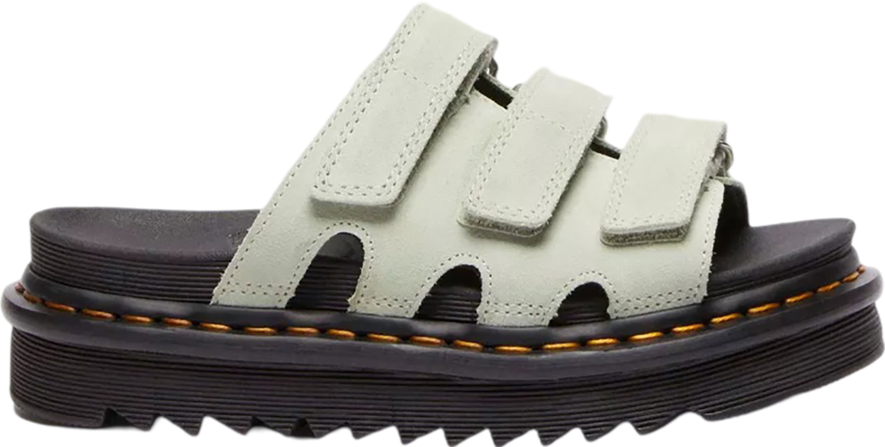 Dr. Martens Raine Slide サンダル Sage Green Dr. Martens Raine Slides Sage Green - Women's Sandals