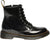 Dr. Martens 1460 J 8 Eye Boots - Youth - Black - Silver