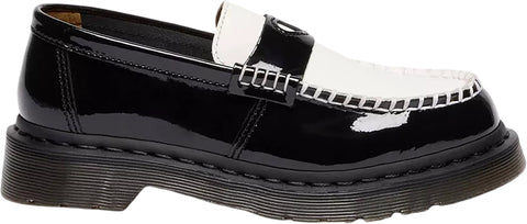 Dr. Martens Penton Heart Two-Tone Patent Leather Loafers - Women's