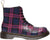 Dr. Martens 1460 Pascal Junior Pink Tartan Lace Up Boots - Youth - Black - Multi