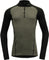 Devold Duo Active Merino 205 Zip Neck Base Layer Top - Men's - Lichen - Caviar