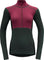 Devold Lauparen Merino 190 Zip Neck T-Shirt - Women's - Beetroot - Woods - Ink