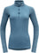 Devold Duo Active Merino 205 Zip Neck Long Sleeve T-Shirt - Women's - Moon