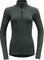 Devold Duo Active Merino 205 Zip Neck Long Sleeve T-Shirt - Women's - Woods