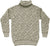 Devold Svalbard Wool High Neck Sweater - Unisex - Olive - Offwhite
