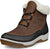 Ecco Trace Lite Waterproof Warm Lined Low Boots - Women's - Black - Camel