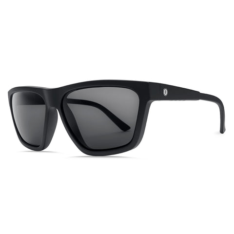 Electric Road Glacier Sunglasses - Matte Black - Grey Polarized Plus Lens - Men's