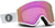 Electric Kleveland Goggles - Matte White Frame - Pink Chrome Lens - With bonus lens - Pink Chrome