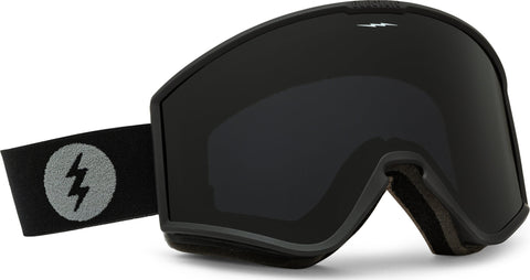 Electric Kleveland Goggles - Stealth Black Frame - Dark Grey Lens - With bonus lens
