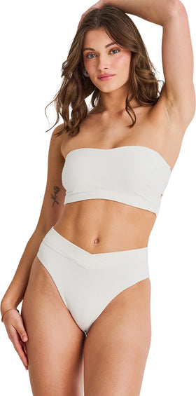 Everyday Sunday Retro High Waist Recycled Bikini Bottom - Women's