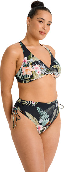 Everyday Sunday Front Twist Full Cup Crop Bikini Top - Women's