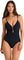 Everyday Sunday High-Leg Cami One-Piece Swimsuit with Beaded Detail - Women's  - Black