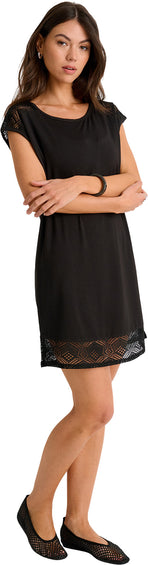 Everyday Sunday Cover-Up Tunic with Crochet Inserts - Women's 