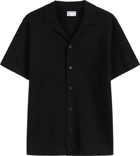 Frank And Oak Knit Camp Collar Shirt - Men's