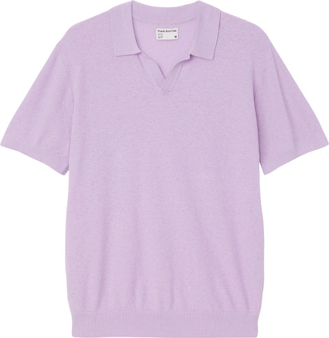 Frank And Oak Short Sleeve Linen Polo Sweater - Men's