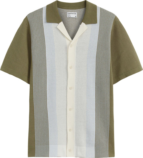 Frank And Oak Knit Camp Collar Shirt - Men's