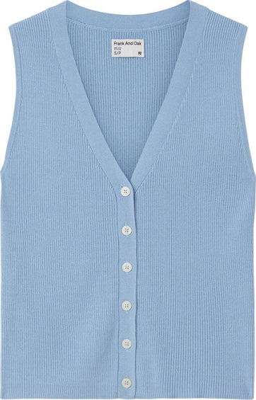 Frank And Oak Button Up Sweater Vest - Women's