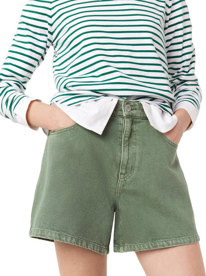 Frank And Oak Courtney Loose Denim Shorts - Women's