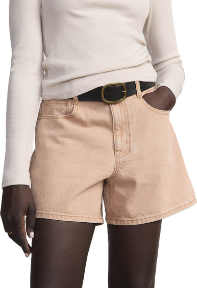 Frank And Oak Courtney Loose Natural Dye Shorts - Women's