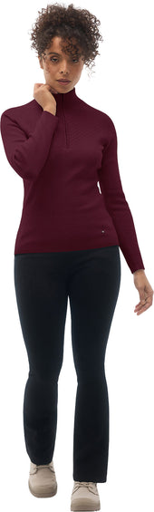 FIG Clothing Astra 1/2 Zip Fitted Sweater - Women's