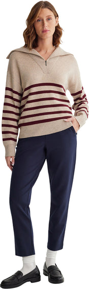 FIG Clothing Zina 1/4 Zip Sweater - Women's