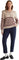 FIG Clothing Zina 1/4 Zip Sweater - Women's - Light Mocha - Twinberry Combo