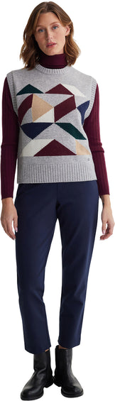 FIG Clothing Ellie Intarsia Sweater Vest - Women's