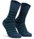 Finisterre Ridded Sock - Unisex - Blue - Pine Green